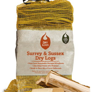 Wood burner kiln dried softwood logs - Net Bag
